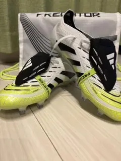 adidas Predator サッカーシューズ ホワイトイエロー ベロ付きFG adidas Predator サッカーシューズ ホワイトイエロー ベロ付きFG