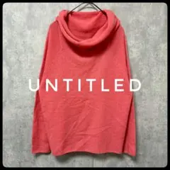 ✴️アンタイトル　ニット　カシミア100%　セーター　オフタートル　サイズ２