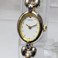 SEIKO 腕時計 1E20-6160 電池交換済 稼働品 レディース