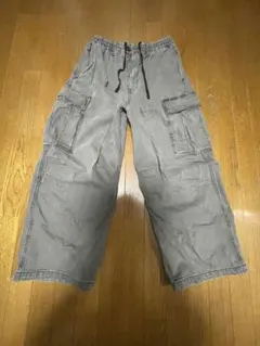 GU カーゴパンツ グレー