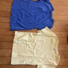 UNIQLO Tシャツ 150 青 L 黄色 2枚セット