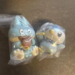ポケピース ダイナーマスコットキーホルダー ポッチャマ 、ゴンベ　ガチャ