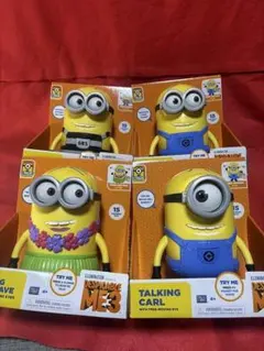ミニオン　トーキングフィギュア4体セット