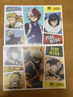 僕のヒーローアカデミア ヒロアカ くら寿司 コラボ下敷き 轟焦凍 爆豪勝己