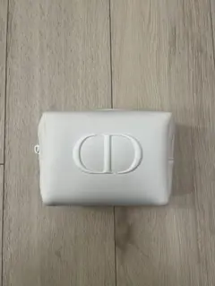 【美品】Dior ディオール ノベルティー メイクポーチ ホワイト 箱無し