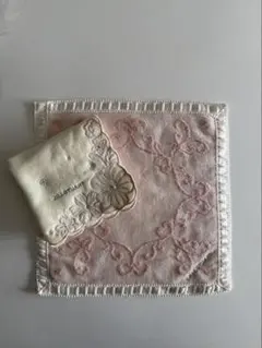 JILL STUART 花柄刺繍 ハンカチ2枚セット