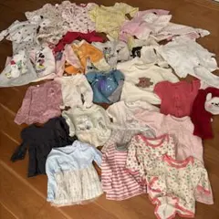 ベビー服セット 80cm キャラクター柄　長袖　32点