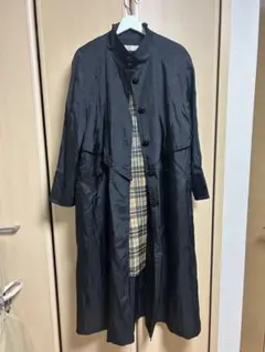 スタンドカラーロングコート