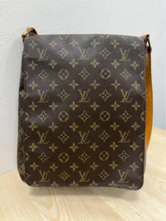 美品】ルイヴィトン M51256 ミュゼット モノグラム LV ブラウン 