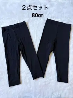 【未使用品】UNIQLO ヒートテック　タイツ　レギンス　80㎝　２点セット