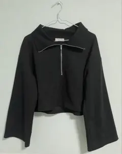 ハーフジップ スウェット
