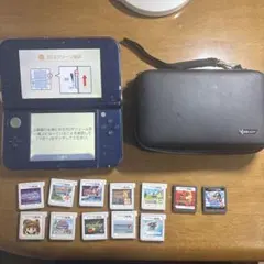 New Nintendo 3DS LL ネイビー ゲームソフト12本付き