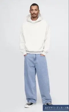 GAP スーパーバギーデニム　ミディアムウォッシュ 32×32のサムネイル