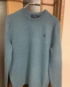 Polo Ralph Lauren 水色 クルーネック セーター S