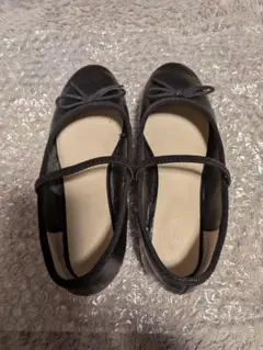 女児 フォーマルシューズ 19センチ 黒　グローバルワーク