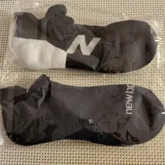 New Balance ソックス ブラックブルー、 ホワイト2足セット76のサムネイル