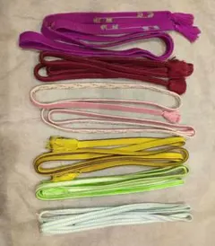 帯締め 6本セット カラフル