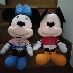 【訳あり】ディズニー 5周年 ミッキー ミニー ぬいぐるみ