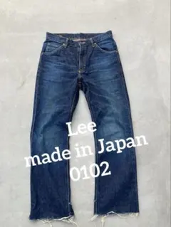 LEE denim 0102 カットオフ　濃紺