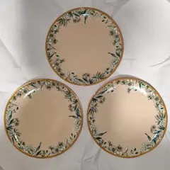 フランフラン シノワズリ プレート ピンク 3点セット