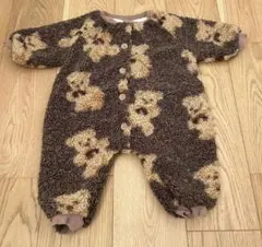 くま柄アウター　ボアアウター　ベビーアウター　韓国