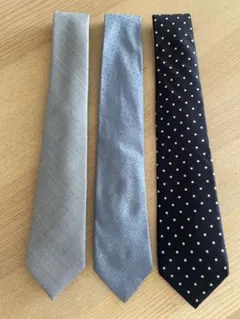 ネクタイ　3本　ブルー系　NewYorker NinaRich グリーンレーベル