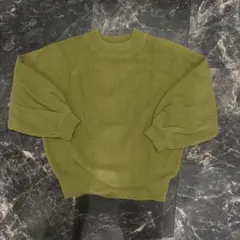 GRL 長袖 ニット カーディガン グリーン Mサイズ
