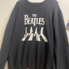 The Beatles ロゴトレーナー ブラック