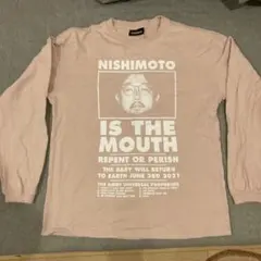 NISHIMOTO IS THE MOUTH ロングスリーブTシャツ ピンク