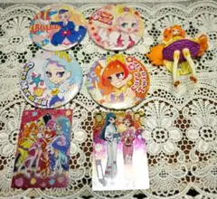 d*3様 プリンセスプリキュア　缶バッジセット