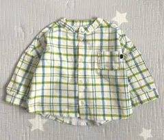 futafuta チェック柄シャツ 80