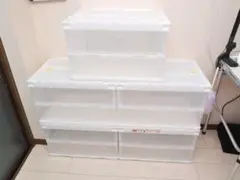 トラスコ中山(TRUSCO) 折りたたみコンテナ ロックフタ付50L 5個セット