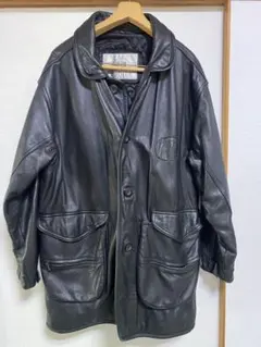 MOTHER ブラックレザー ロングジャケット M