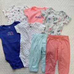 カーターズ ロンパース 肌着 花柄 ドット パジャマ 海外 70㎝