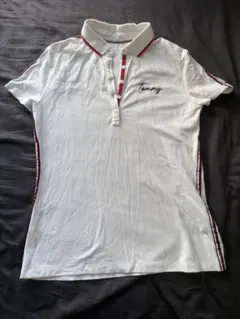 TOMMY HILFIGER ホワイトポロシャツ S/P 美品