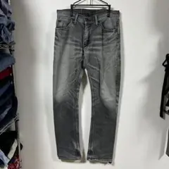 Lee 日本製 ブラックデニム サイズM ヒゲ ハチノス