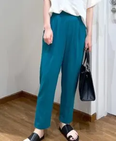 GLOBAL WORK ウツクシルエット　テーパードパンツ