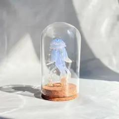 優雅な2匹のクラゲ ガラスドームオブジェ Glass Ocean 置物 優雅な2匹のクラゲ ガラスドームオブジェ Glass Ocean 置物 - メルカリ