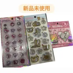 ハローキティ・リラックマ シール　おはじき
