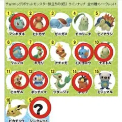 ポケモンチョコエッグ　旅立ちの3匹　10点セット