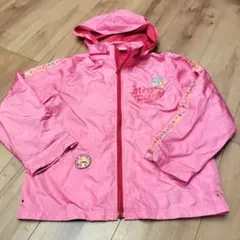 【美品】Mezzo Piano130 フード付ジャケット ピンクブルゾンパーカー