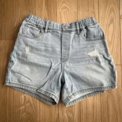 UNIQLO ショートパンツ　140cm ライトブルー