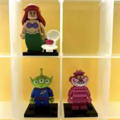 LEGO ディズニー ミニフィグ 3体 アリエル トイストーリー チェシャネコ