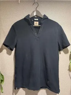 美品✨GUYROVERギローバー鹿の子 ポロシャツ カッタウェイ XS ネイビー 