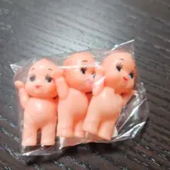 キューピーマヨネーズのQP？ミニチュアフィギュア赤ちゃん玩具3個セット
