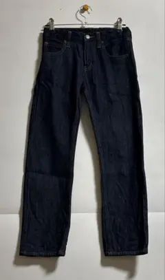 ぽ*ち様 UNIQLO キッズ デニムパンツ 130 ウエストゴム調整