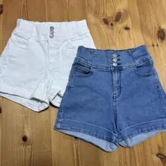 お値下げ！GUデニムショートパンツ2点セット