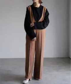 ボンジュールサガン　bonjoursagan オーバーオール　サロペット