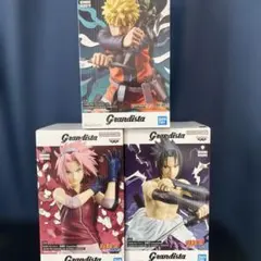 ナルト疾風伝grandistaナルト・サスケ・サクラフィギュアセット