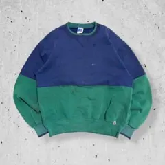 90s Russell Athletic 前V スウェット ナス紺 - メルカリ